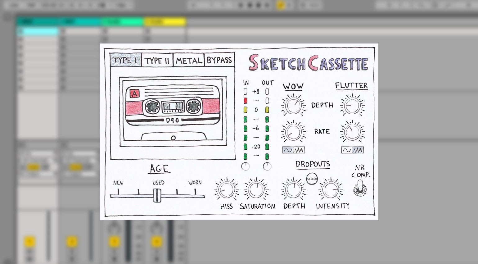 Sketch Cassette  Promised myself I wasnt going to buy anything this  blackfridaybut then I saw this Aberrant DSP Sketch Cassette plugin for  10 and was like why not  By Josh