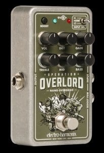 Pedal de drive EHX Nano Operation Overlord - ¡No sólo para guitarras!