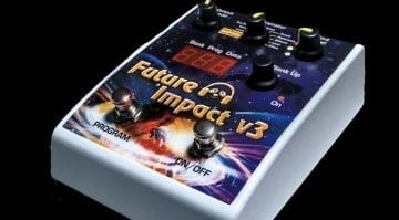 pandaMidi Future Impact V3: Pedal de sintetizador de bajo con un