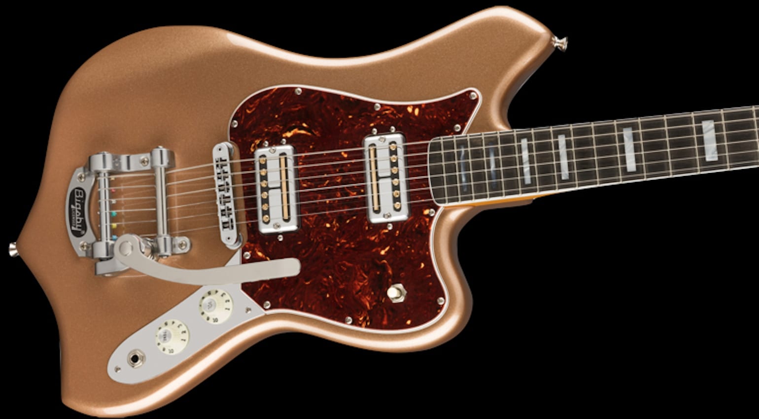 Fender Parallel Universe Vol II Maverick Dorado, una rareza
