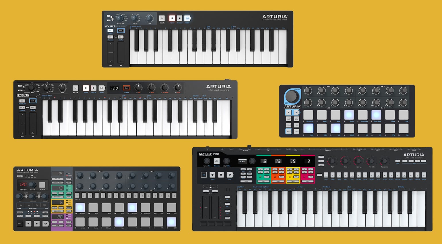KeyStep 37 y KeyStep Pro en negro: Arturia vuelve a apropiarse del