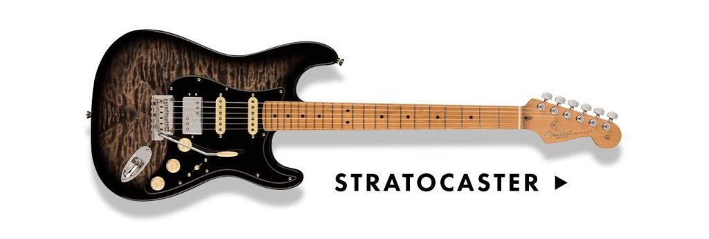 Stratocaster en Ebony Burst