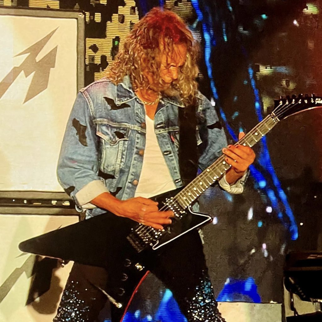 Kirk Hammett de Metallica en el Festival BottleRock Napa Valley