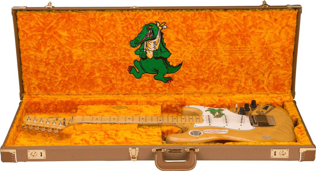Fender Jerry Garcia Alligator Stratocaster en su estuche