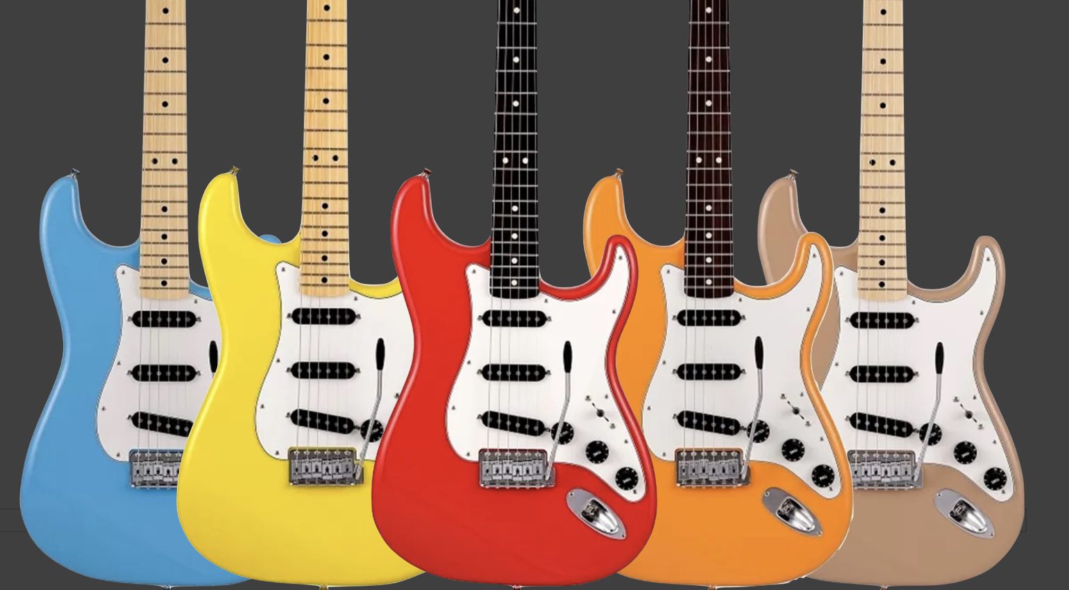 Fender Japan International Color Stratocaster edición limitada
