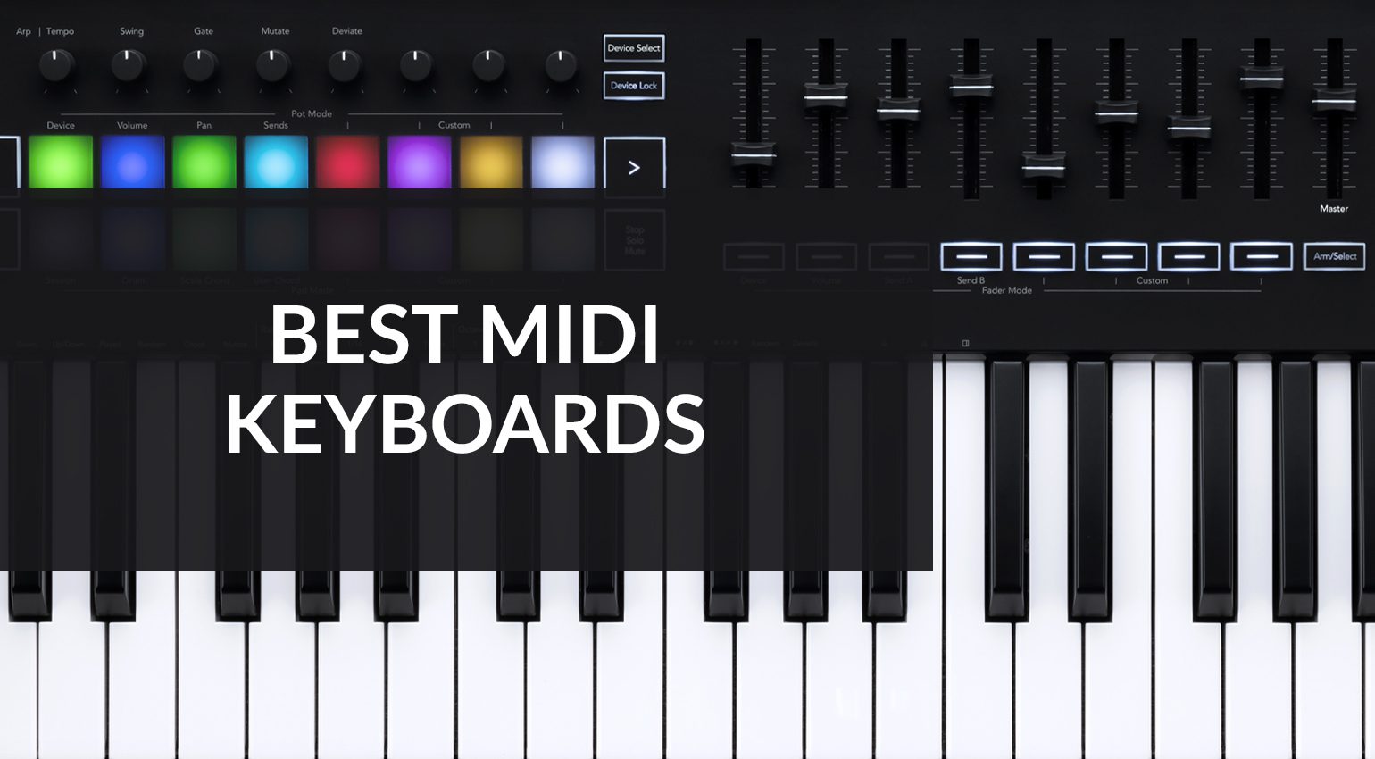 Cómo encontrar el mejor teclado controlador MIDI 