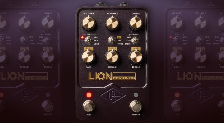 UAFX Lion 68 Super Lead Amp con el 