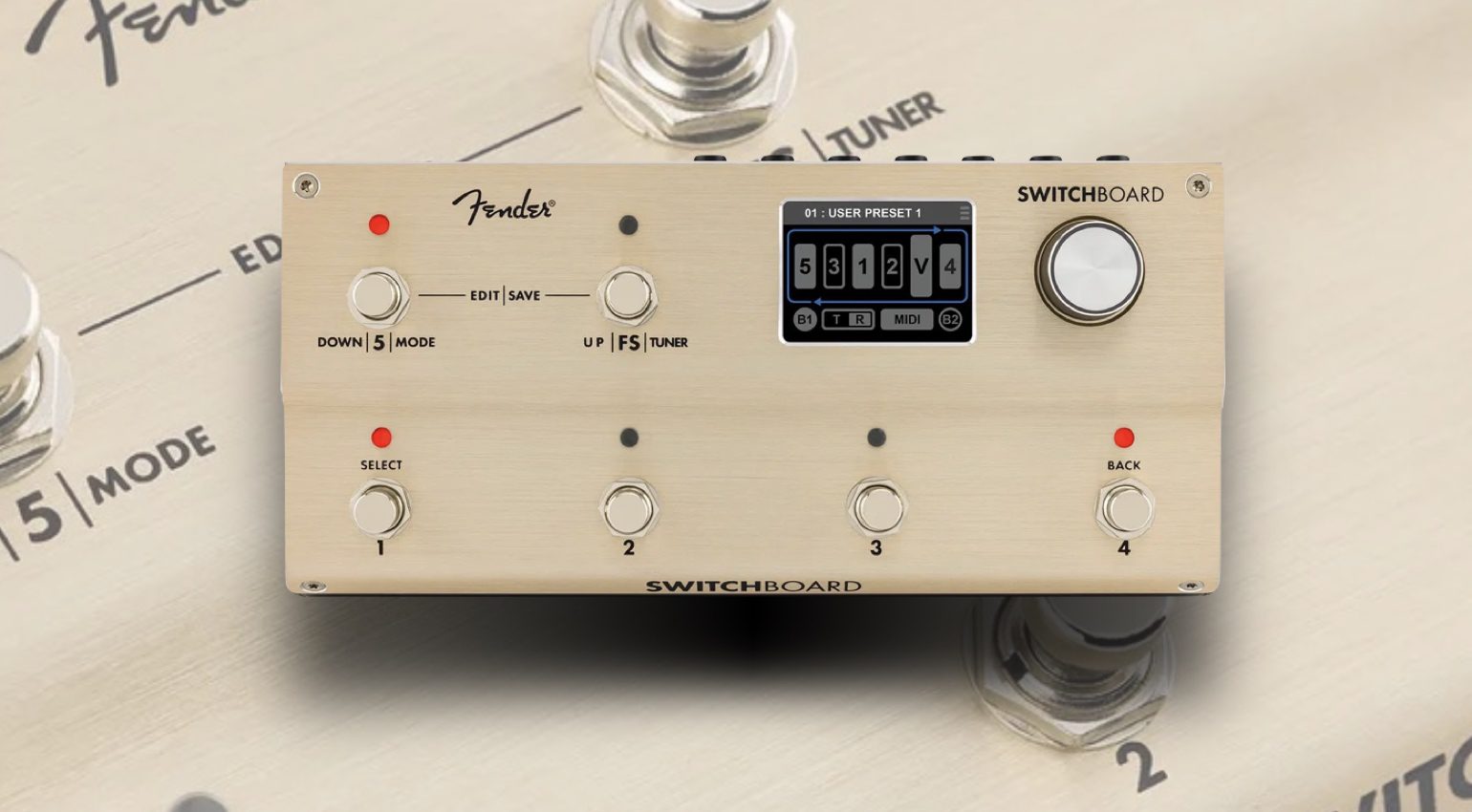 Fender Switchboard Effects Operator - Un controlador para tus