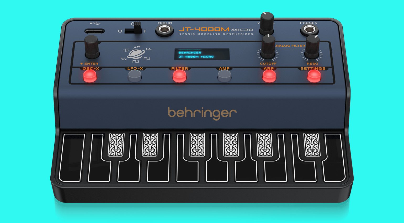 Behringer JT-4000M Micro: el sintetizador de bolsillo ya tiene