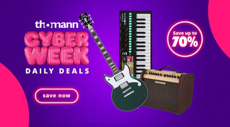 Daily Deals de Thomann en Cyberweek 2024