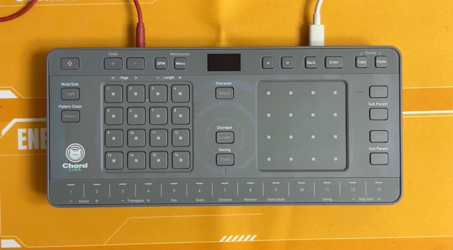 Toraiz Chordcat es un generador de acordes estilo groovebox que