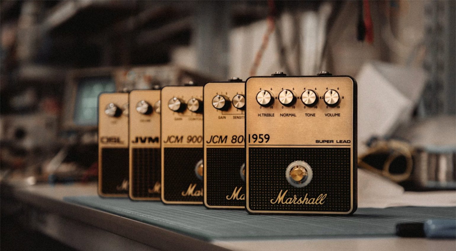 Pedales Marshall Signature: el sonido JCM 800, DSL, y más, ¡en tu