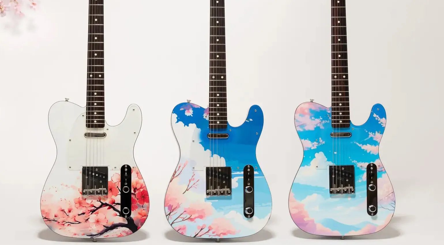 Fender Japan Limited Sakura Telecaster: cerezos en flor - gearnews.es