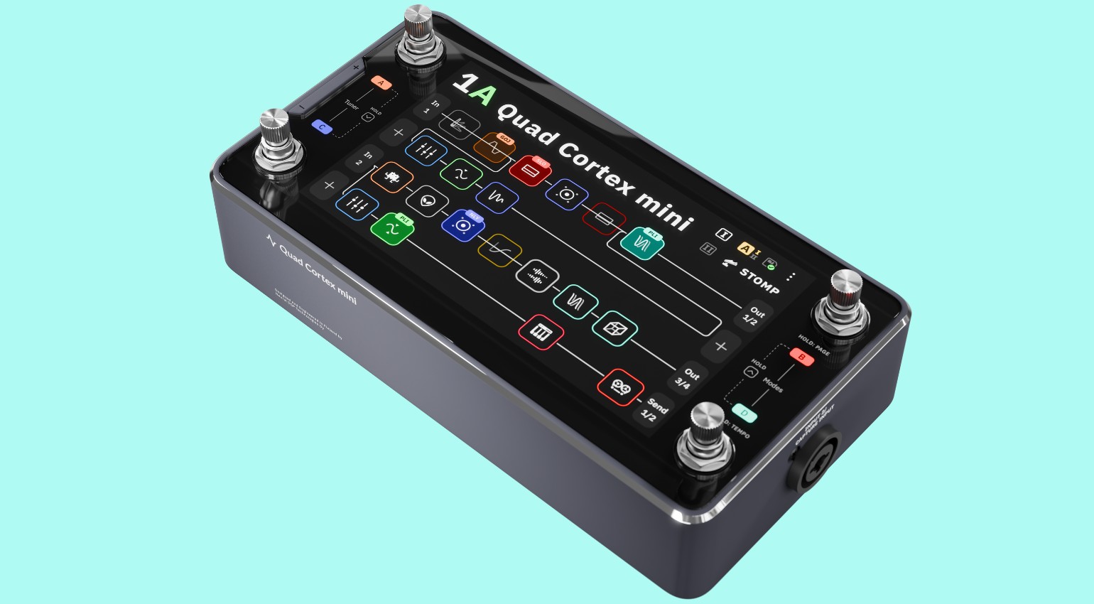 Neural DSP Quad Cortex Mini en el NAMM 2026 - gearnews.es