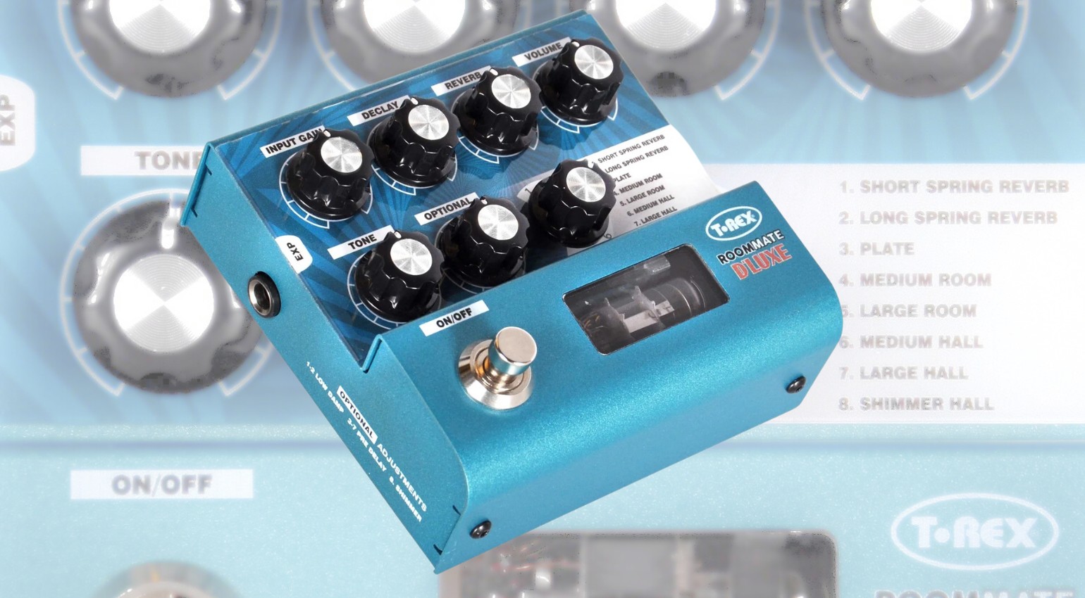 T-Rex Roommate D'Luxe: ¡Más que un simple pedal de reverb para